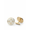 Skultuna Fleur De Lys Cufflink ø2,1 Cm, White