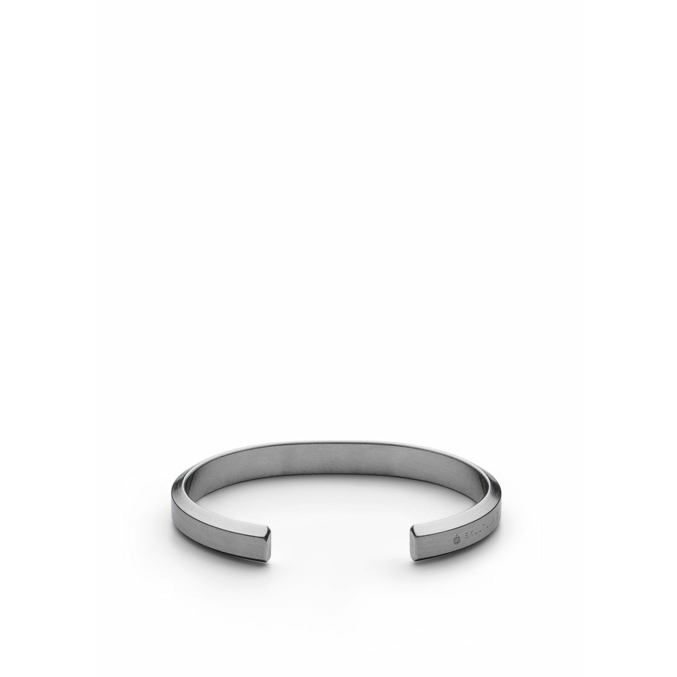 Skultuna Icon Bracelet Extra Large Polished Steel ø18,5 Cm, Silver Matt