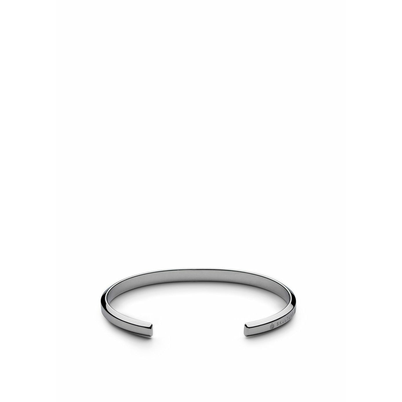 Skultuna Icon Thin Bracelet Large Polished Steel ø18,5 Cm, Silver