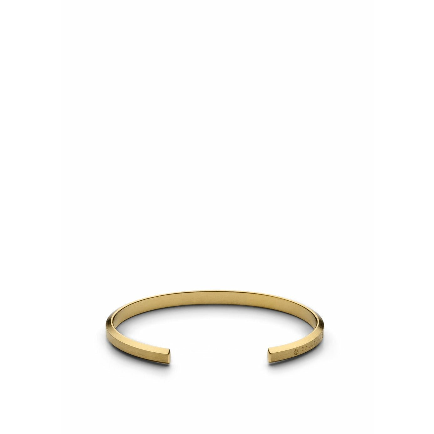 Skultuna Icon Thin Bracelet Small ø14,5 Cm, Brass Matt