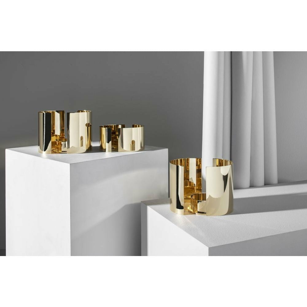 Skultuna Infinity Candlestick Small, Brass