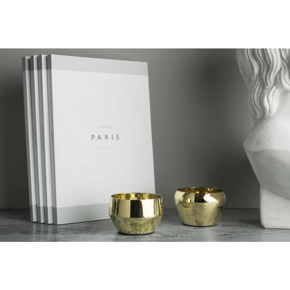 Skultuna Kin Tealight Holder Set Of 3, Brass