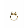 Skultuna Nordic Wildlife Rabbit Ring Small ø1,6 Cm, Brass