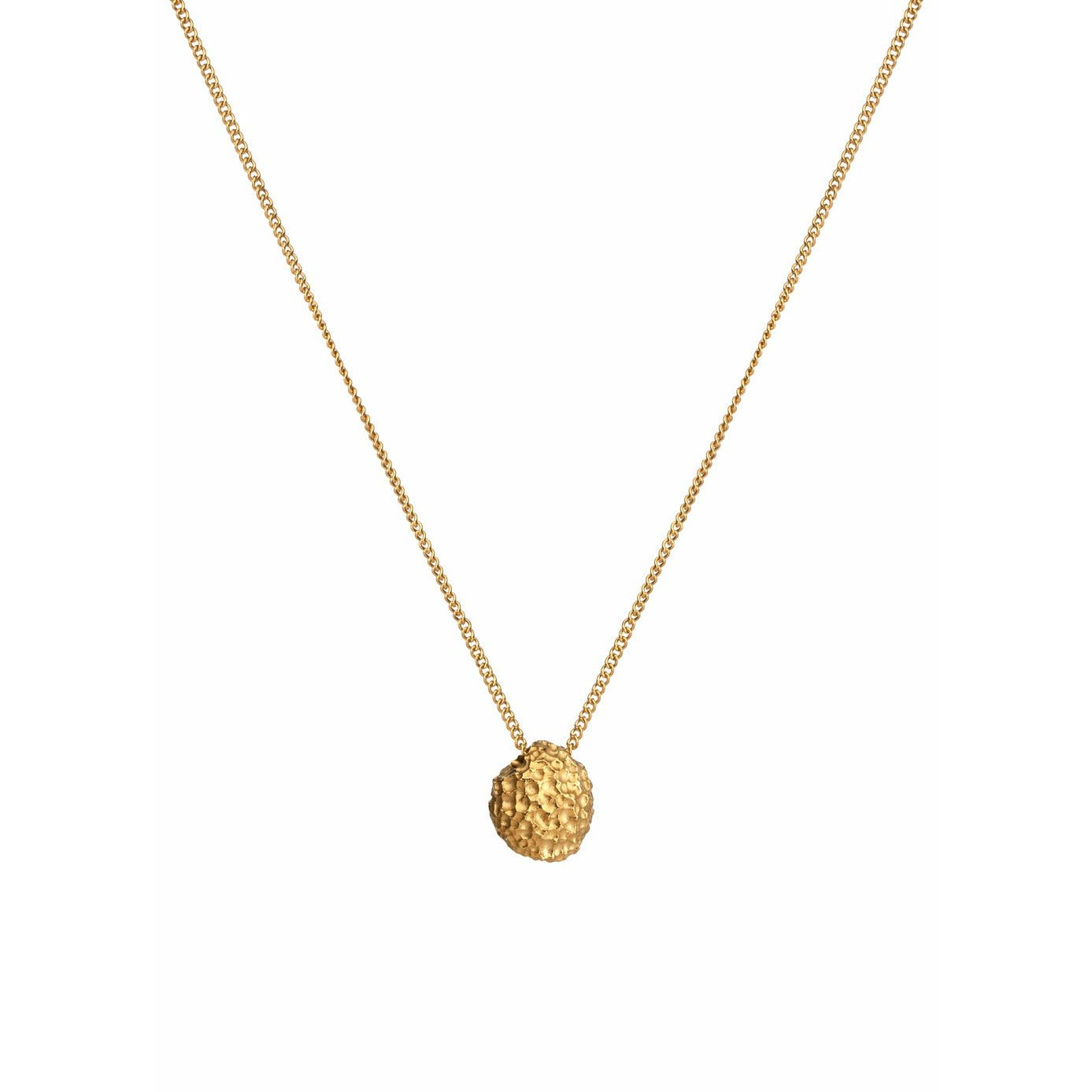 Skultuna Opaque Objects Necklace 316 L Steel Gold Plated ø60 75 Cm, Matt Gold