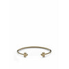 Skultuna Open Key Bracelet Small Gold Plated, ø14,5 Cm