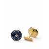 Skultuna Polar Star Cufflink ø1,7 Cm, Royal Blue