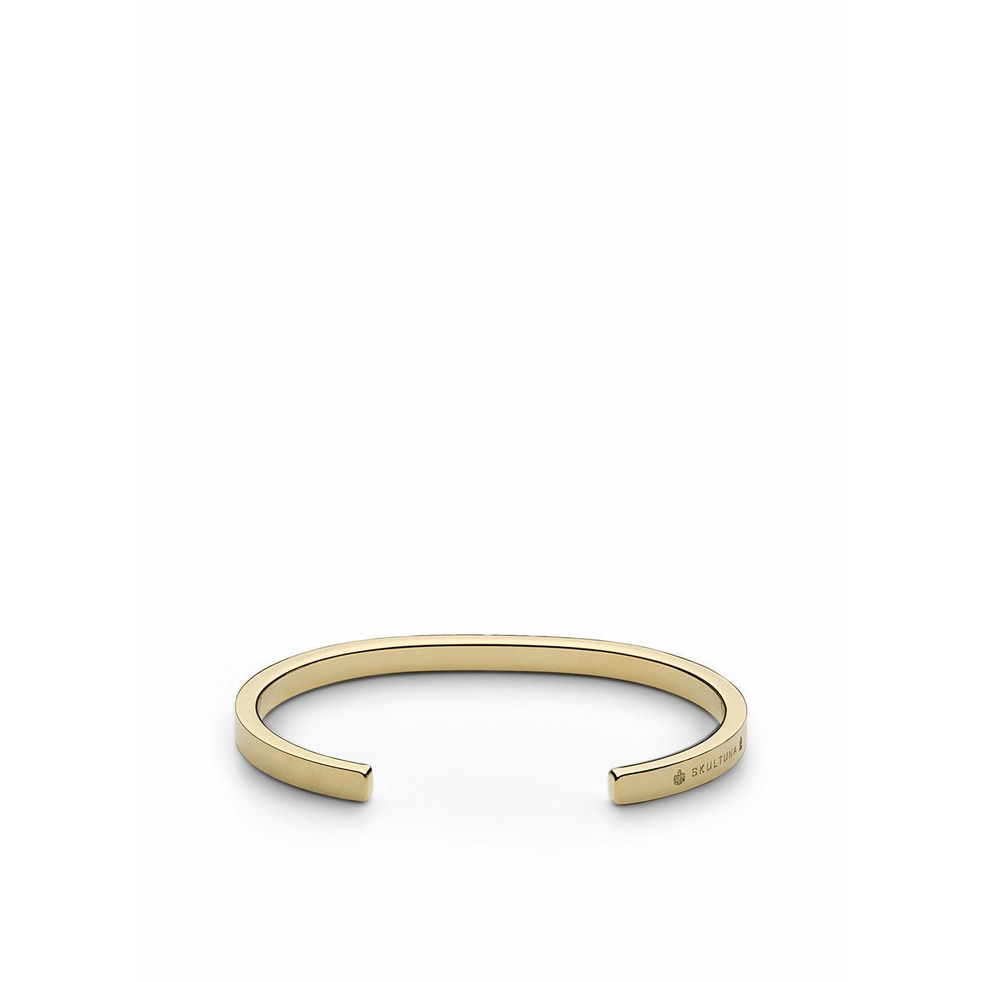 Skultuna Sb Thin Bracelet Large Gold Plated, ø18,5 Cm