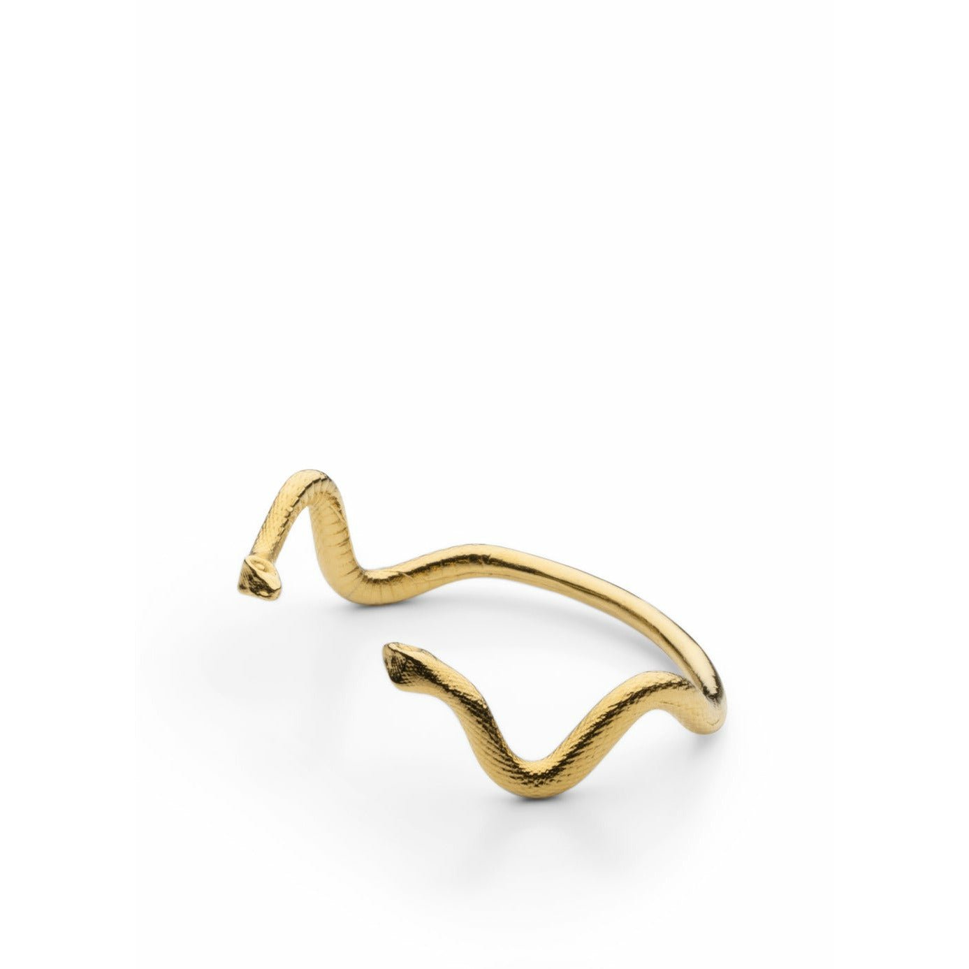 Skultuna Snake Bracelet By Krista Kretzschmar Large Gold Plated, ø18,5 Cm