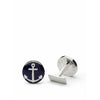 Skultuna The Anchor Cufflink Silver Plated, ø1,6