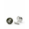 Skultuna The Hunter Cufflink The Elk Silver Plated Brass, ø1,7 Cm