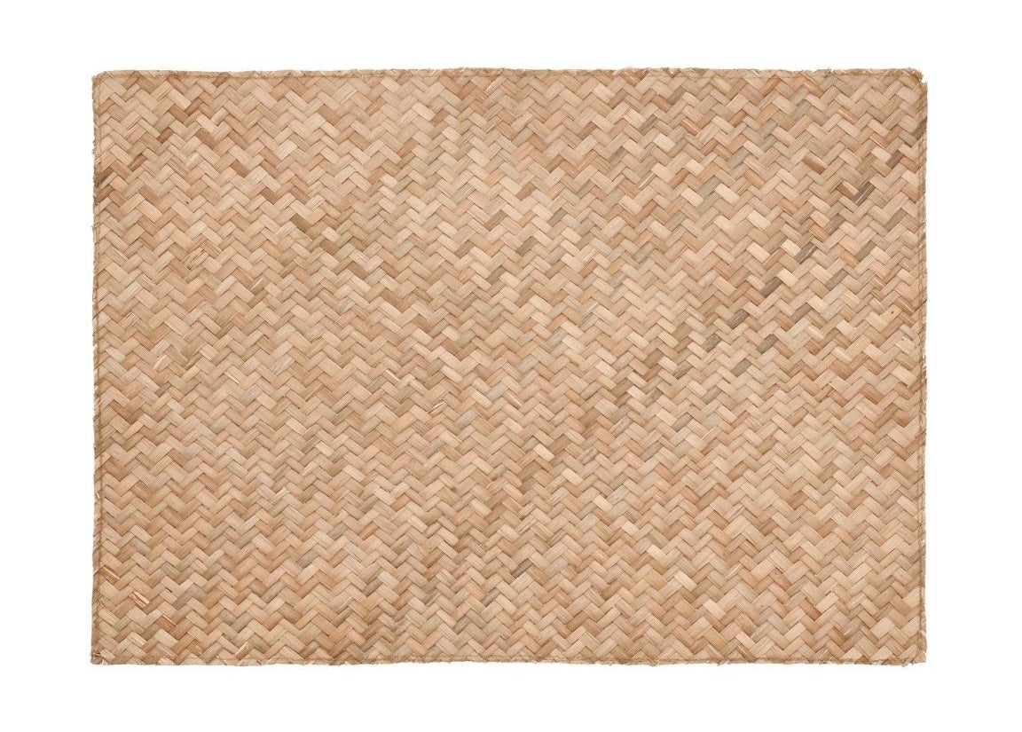 Södahl Herringbone Placemat 33x48 Cm, Natural Brown