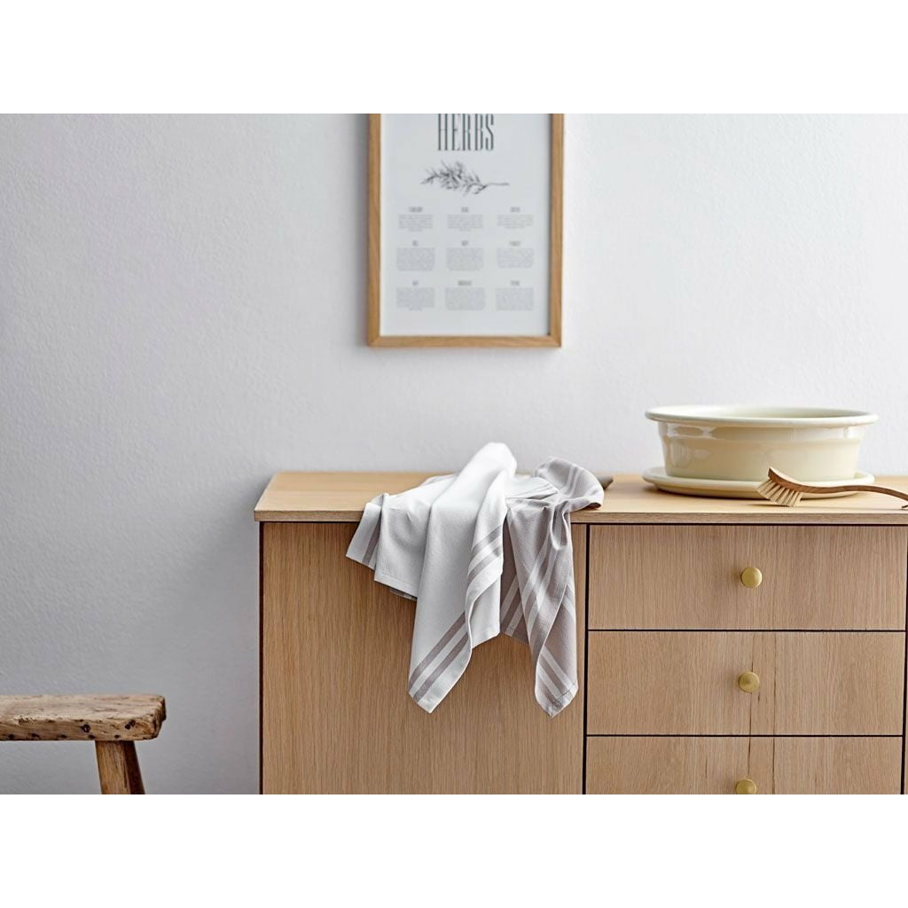 Södahl Soft Tea Towel Set Of 2, Beige