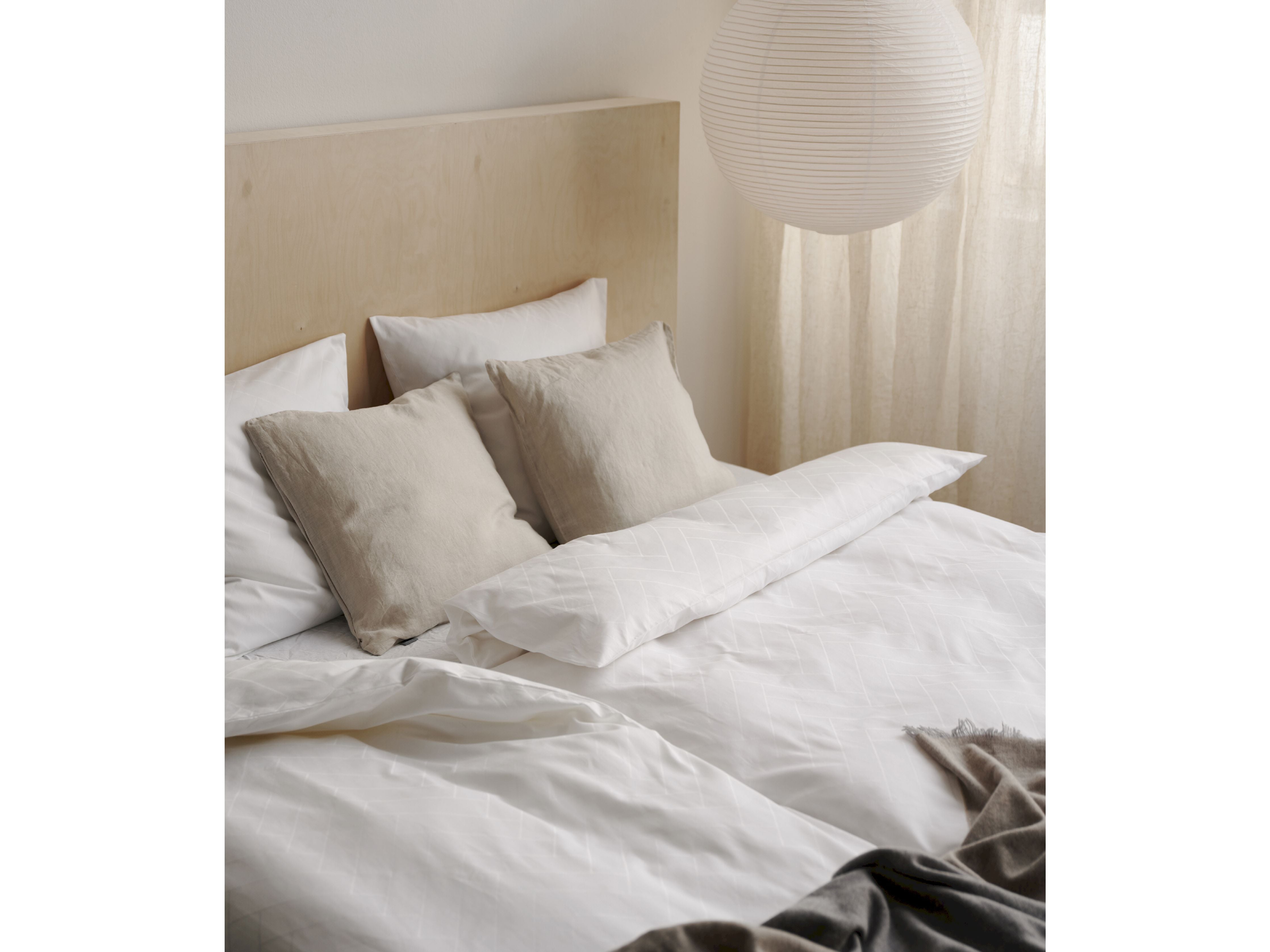 Södahl Tiles Bed Linen 140x200 Cm, White