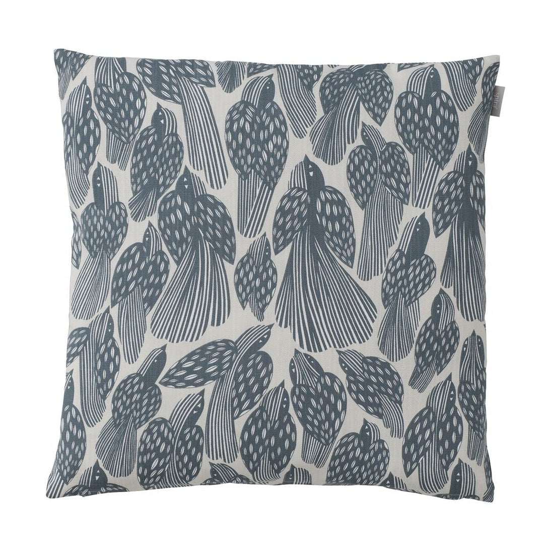 Spira Birds Pillow Case, Dusty Blue