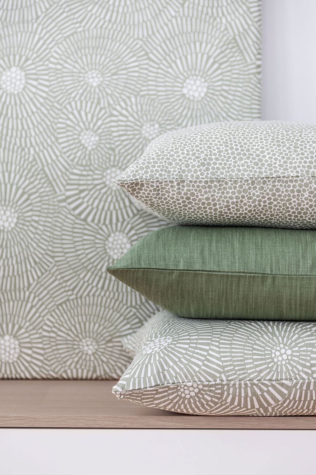 Spira Dotte 50 Cushion Cover, Sage Green