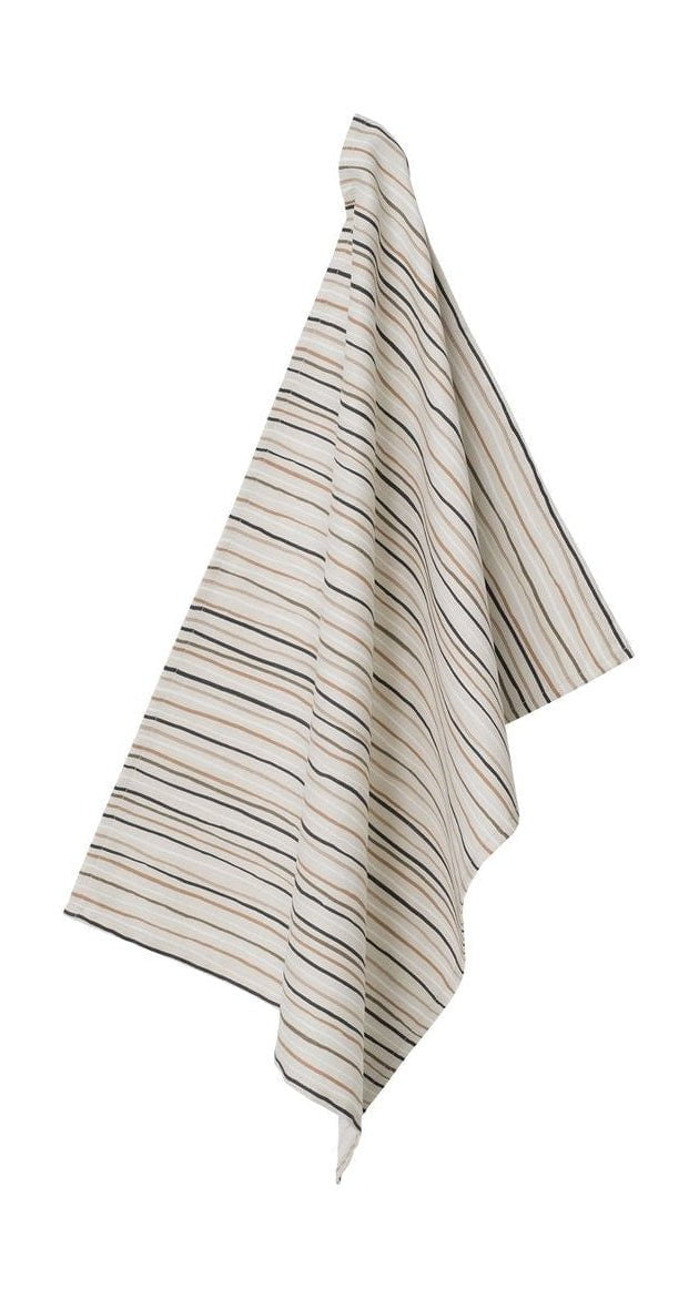 Spira Stripe Tea Towel 47x65 Cm, Natural