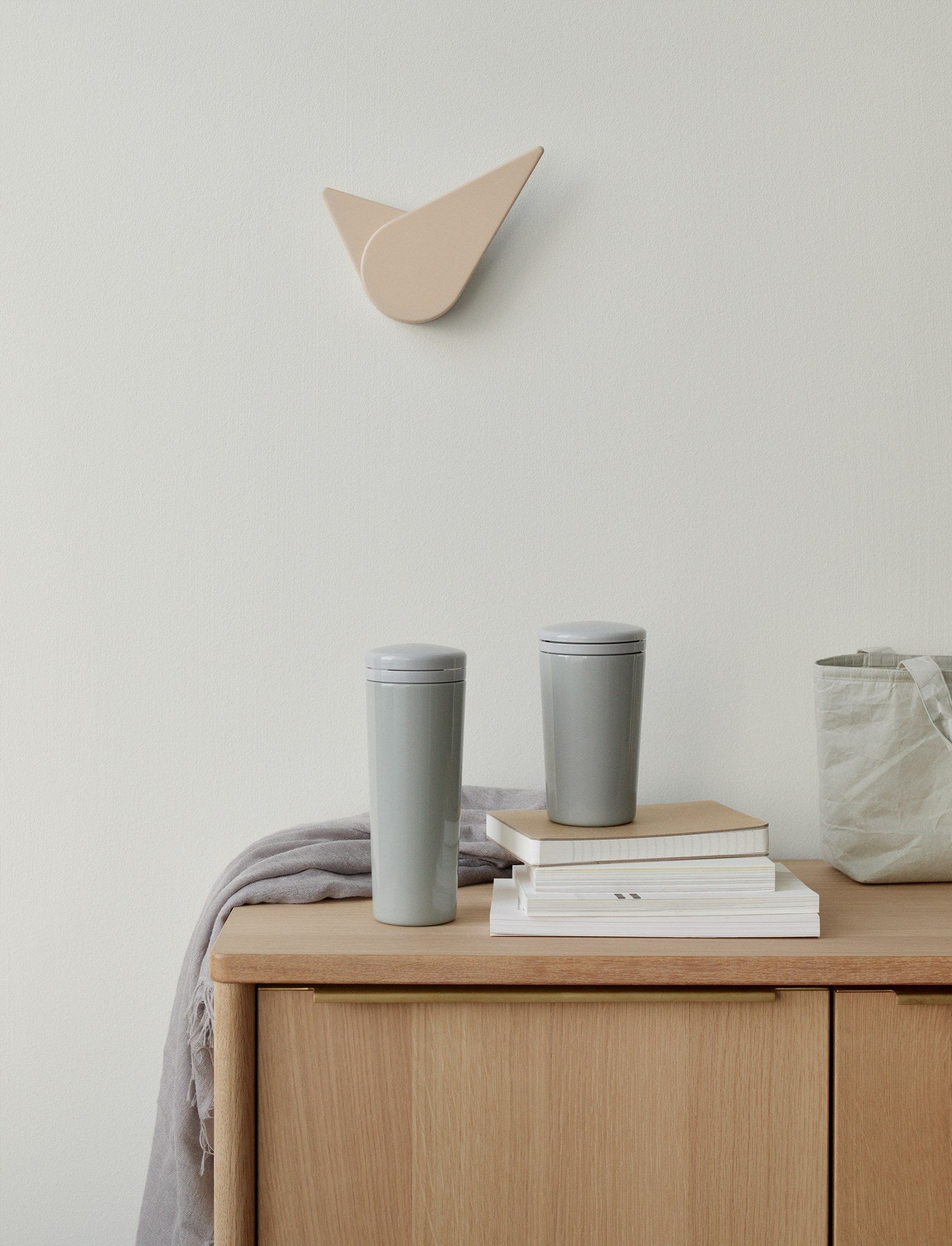 Stelton Carrie Thermo Mug 0,4 L, Light Grey