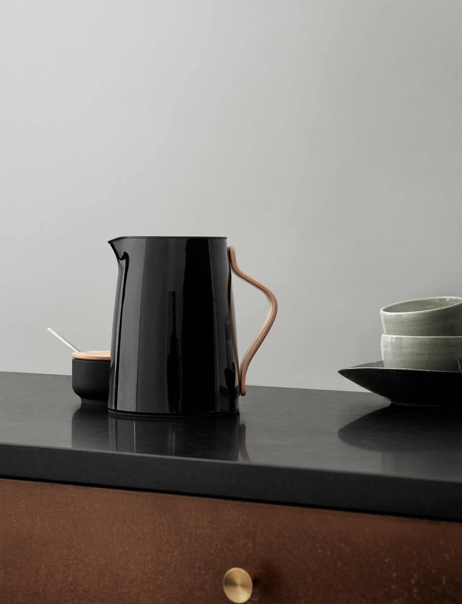 Stelton Emma Vacuum Pot Tea 1 L, Black