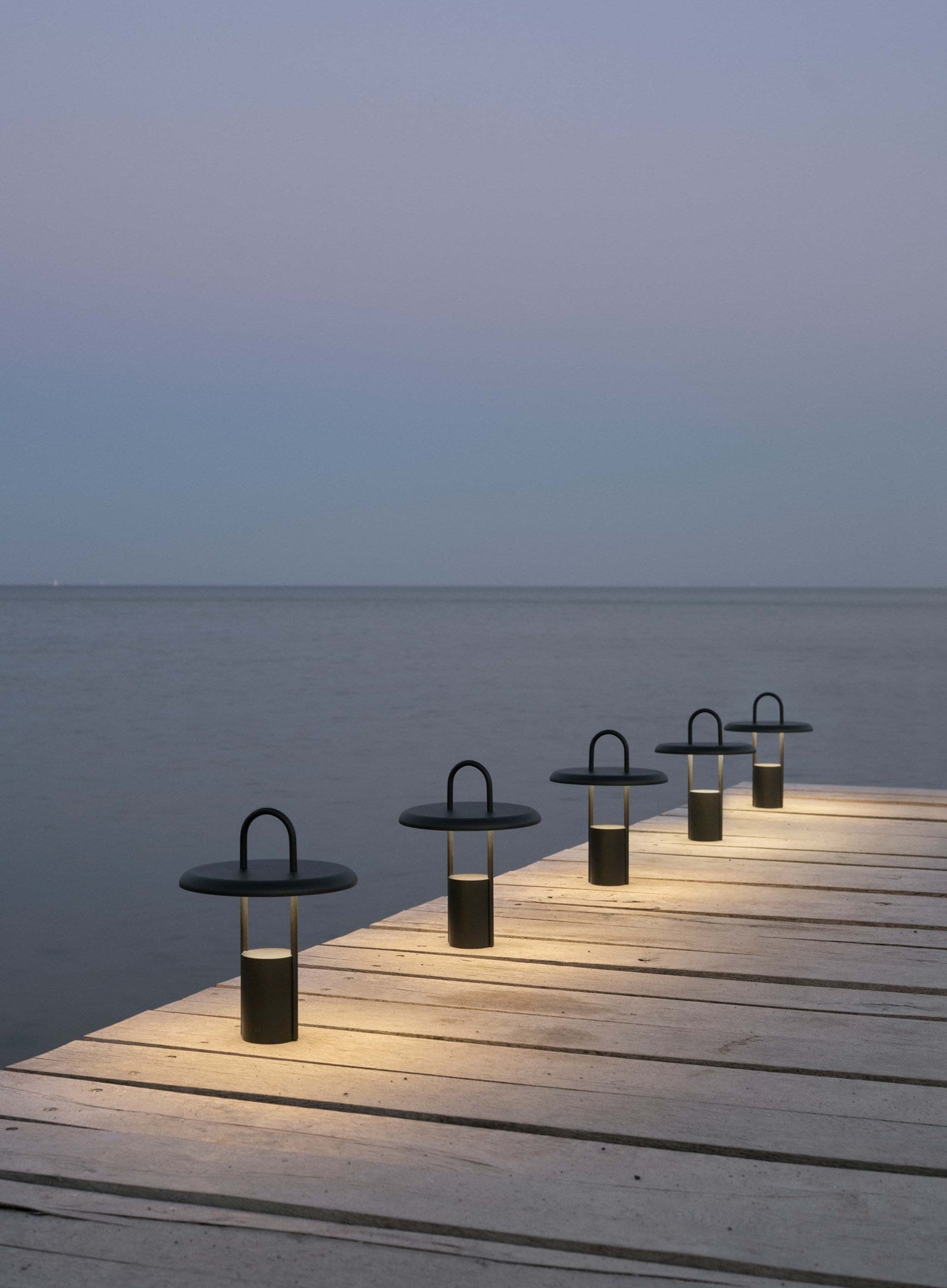 Stelton Pier Portable Led Light, Black