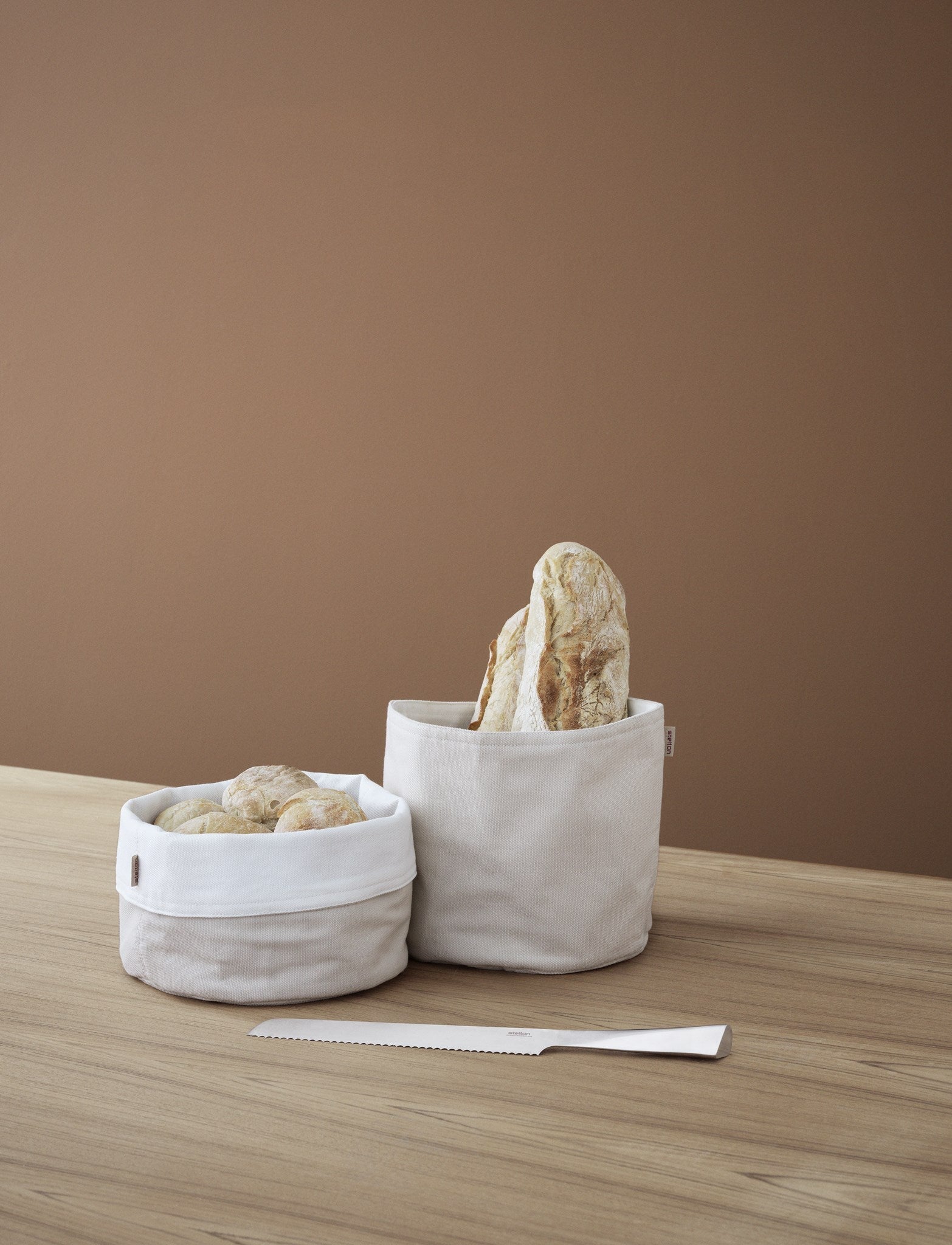 Stelton Stelton Bread Bag, Sand/White