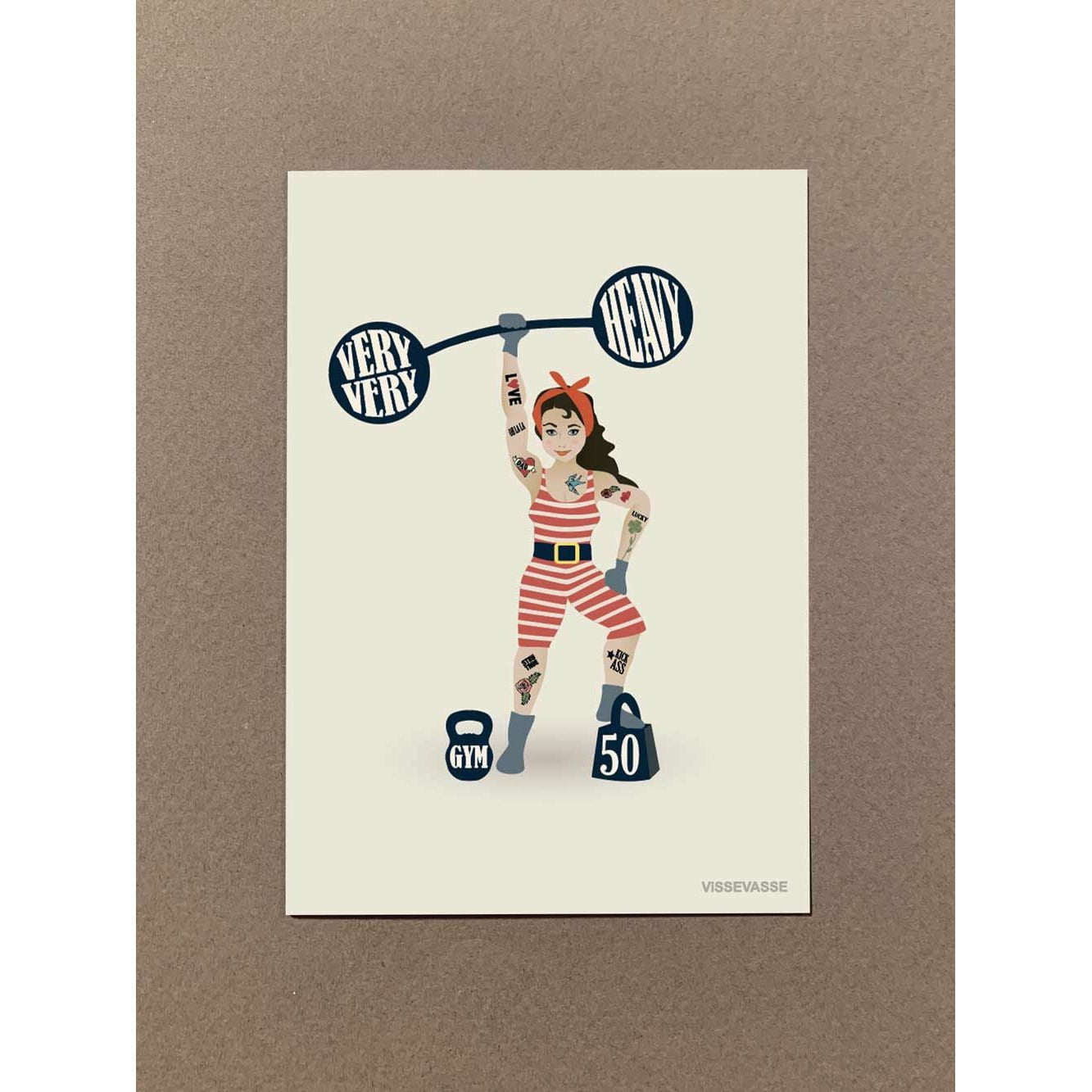 Vissevasse Birthday Girl Mini Card, A7