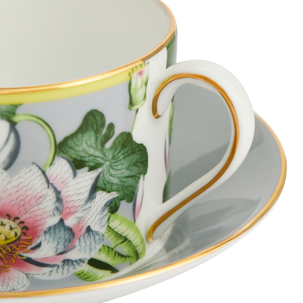 Wedgwood Wonderlust Waterlily Teacup & Saucer In Gift Box