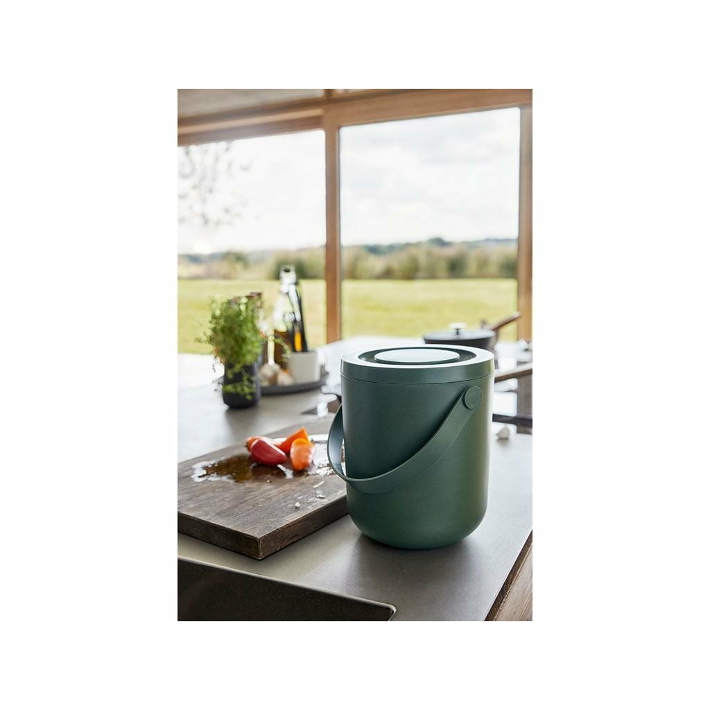 Zone Denmark Circular Biowaste Container 3 L, Garden Green