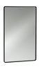 Zone Denmark Rim Wall Mirror, Black