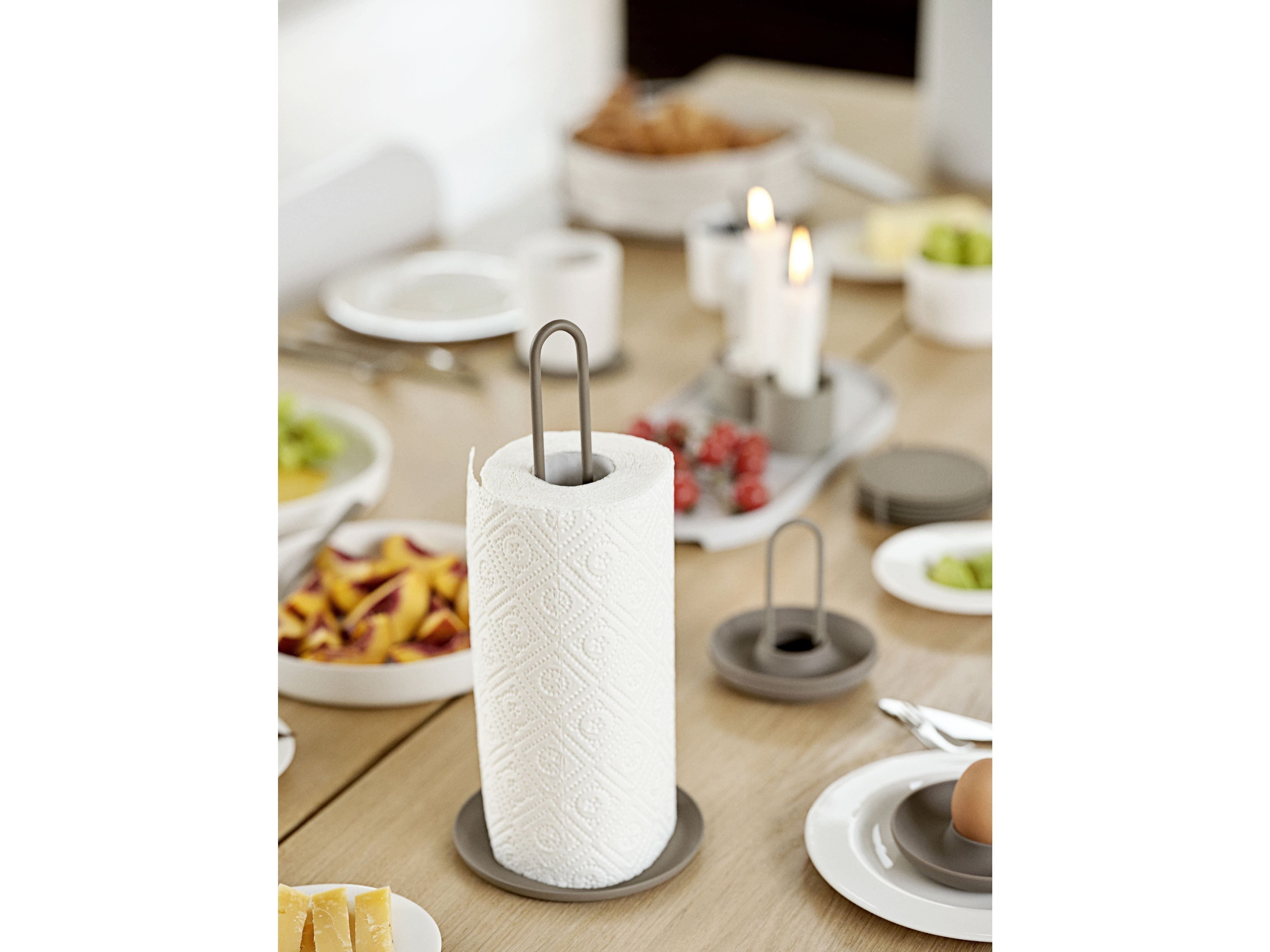 Zone Denmark Singles Kitchen Roll Holder, Taupe