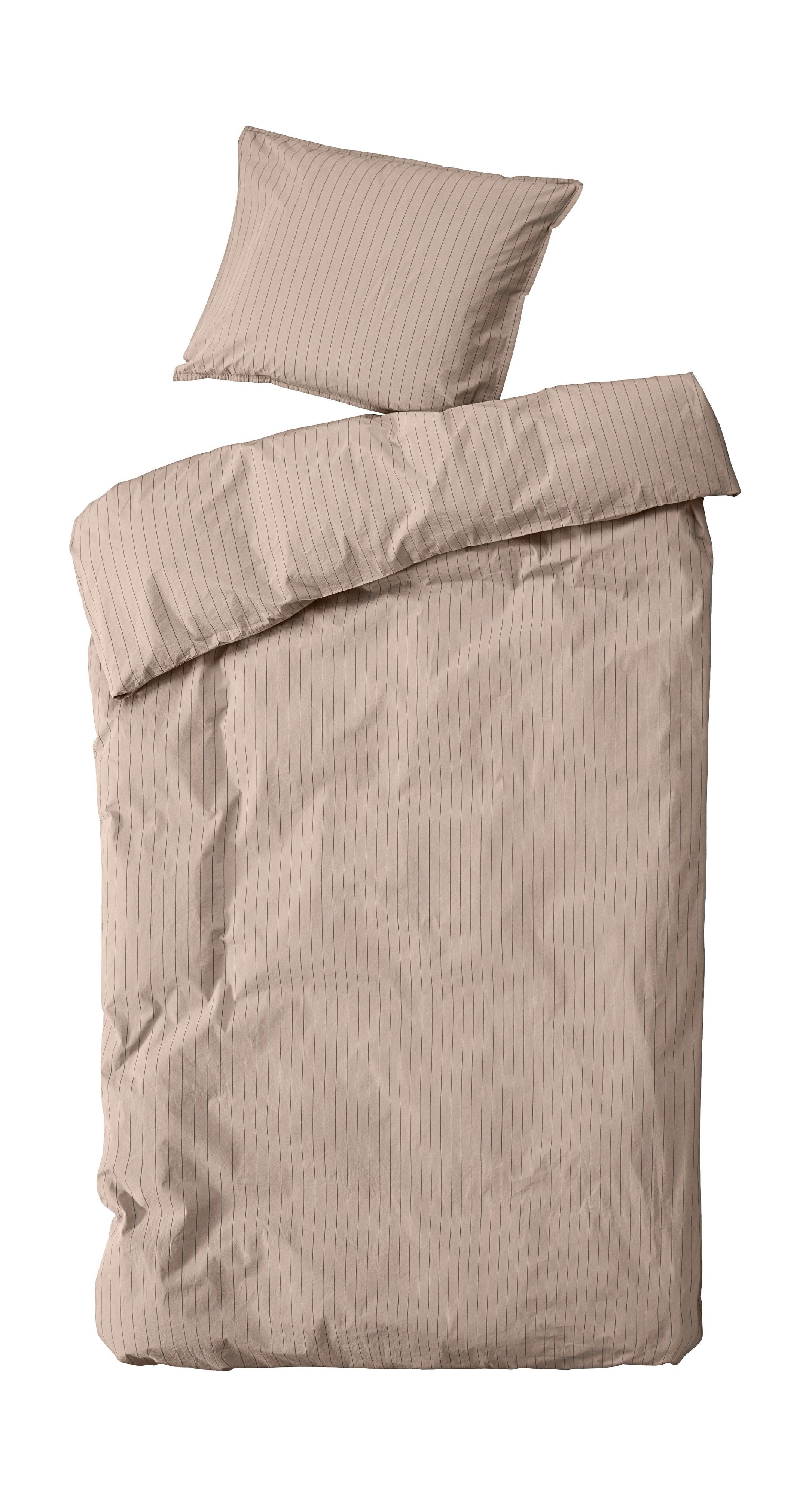 By Nord Dagny Bed Linen Set 200x140 Cm, Straw With Bark