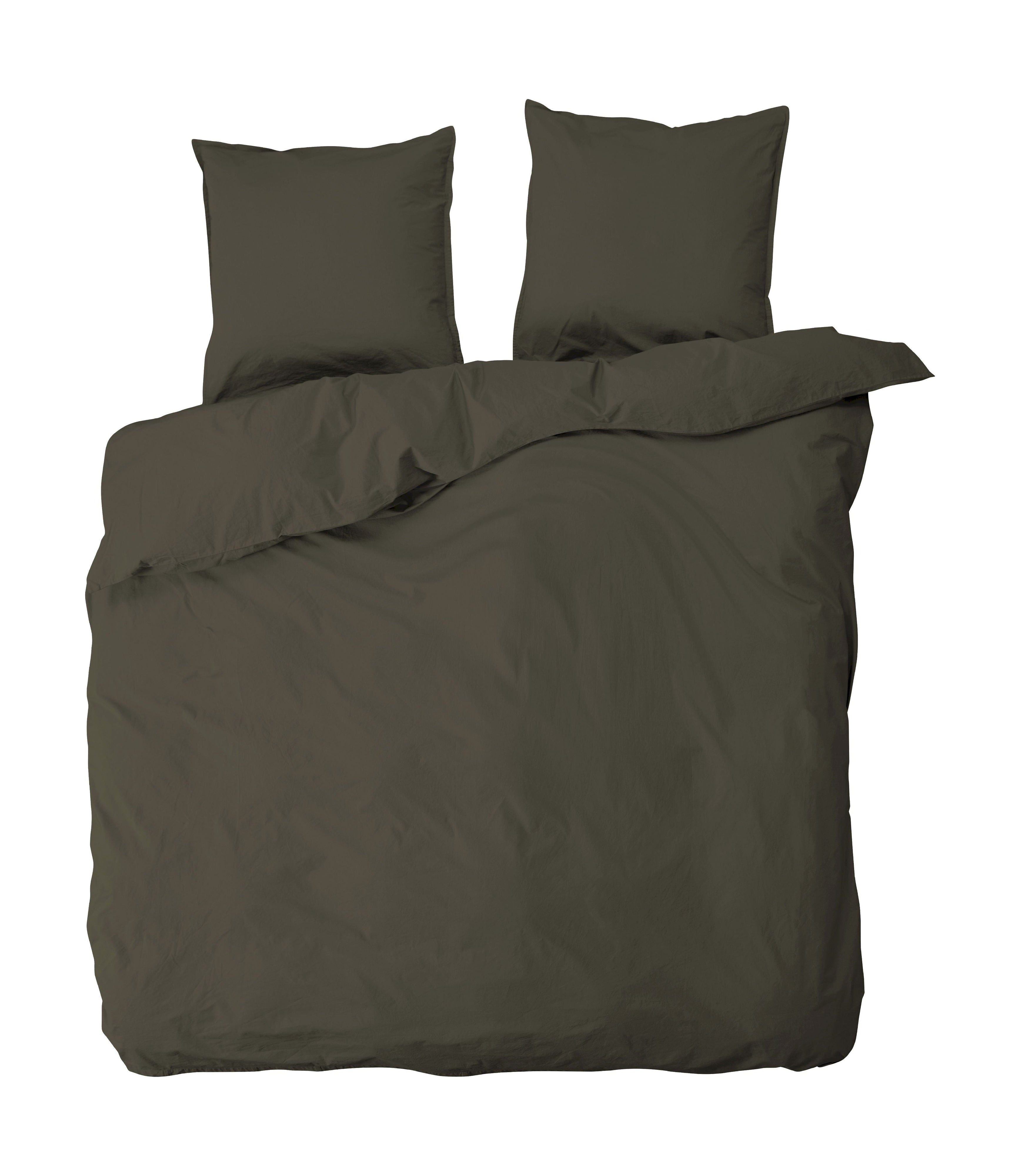 By Nord Ingrid Bed Linen Set 220x220 Cm, Bark