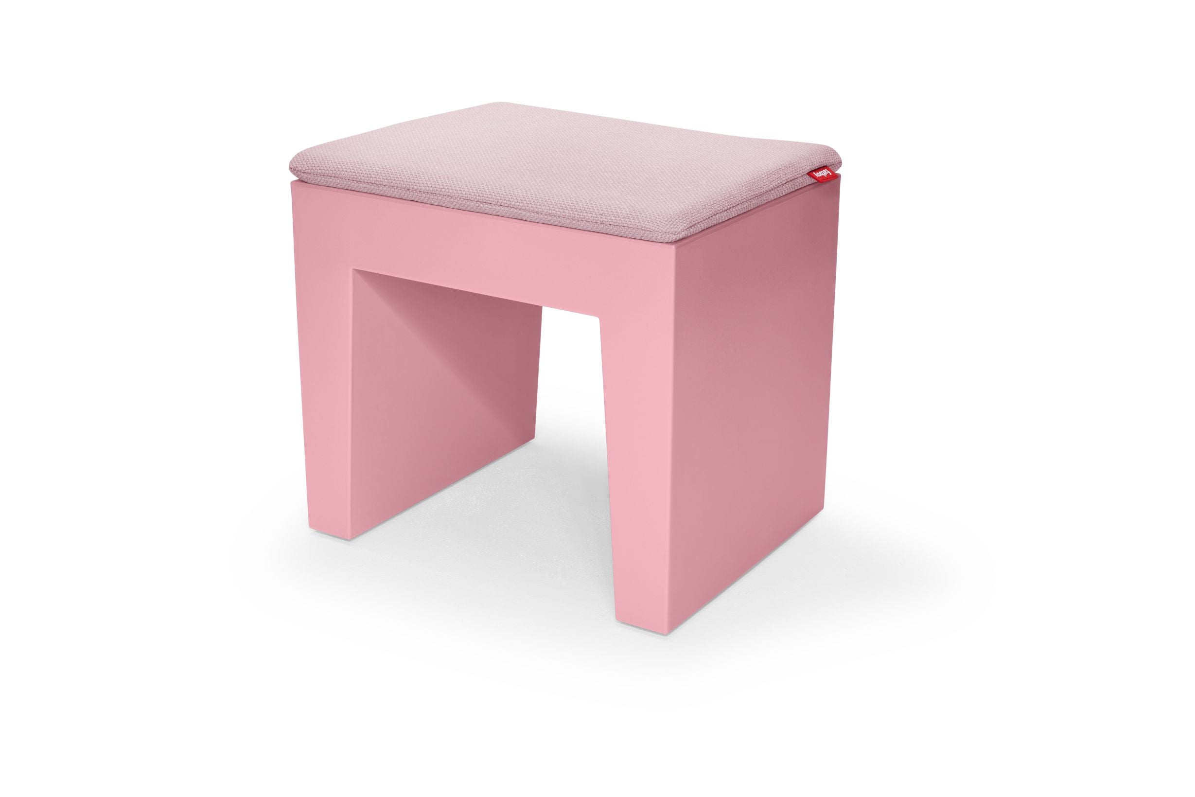 Fatboy Concrete Stool Pillow Weave Indoor, Bubble Pink