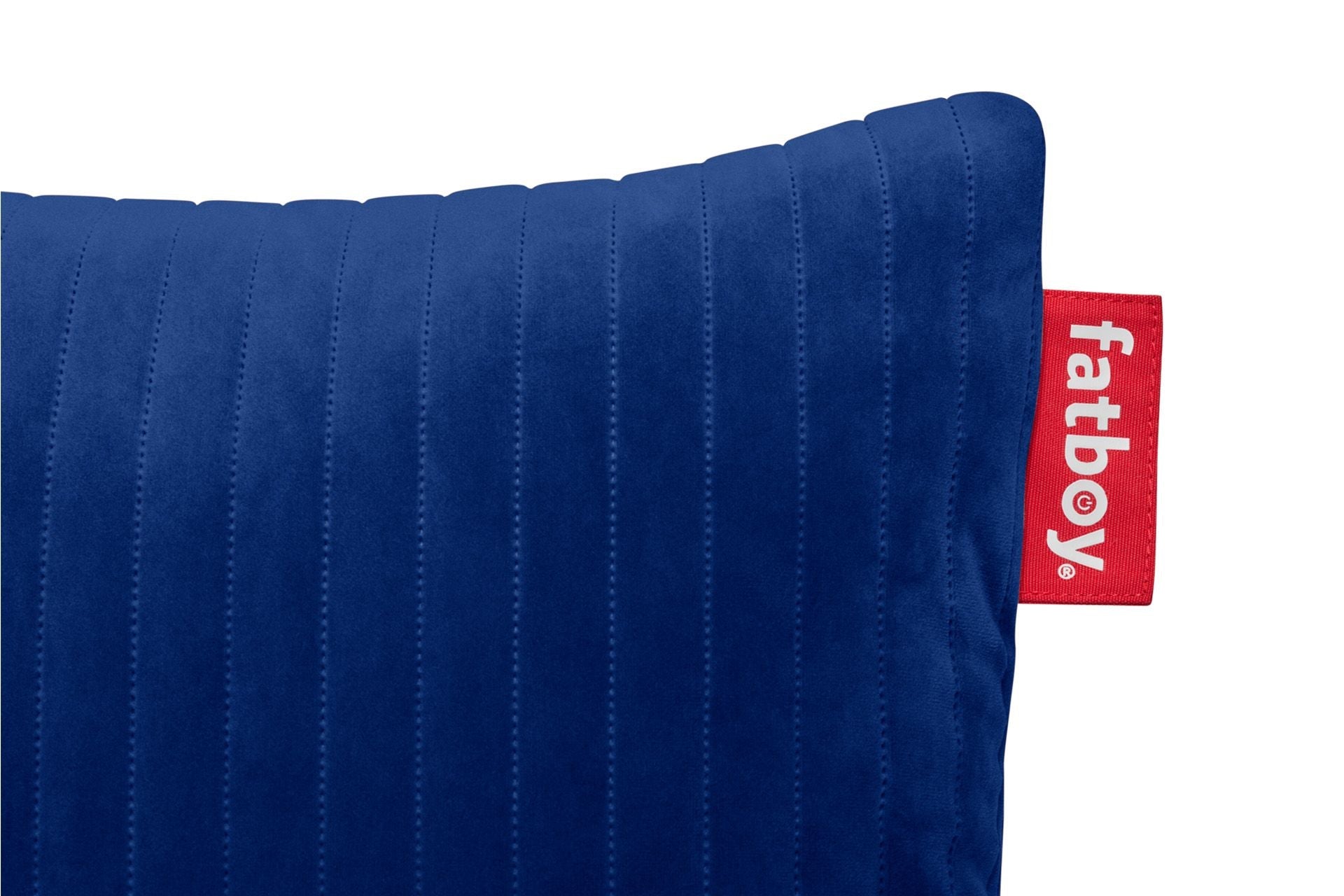 Fatboy Hotspot Lungo Line Velvet Pillow, Flash Blue