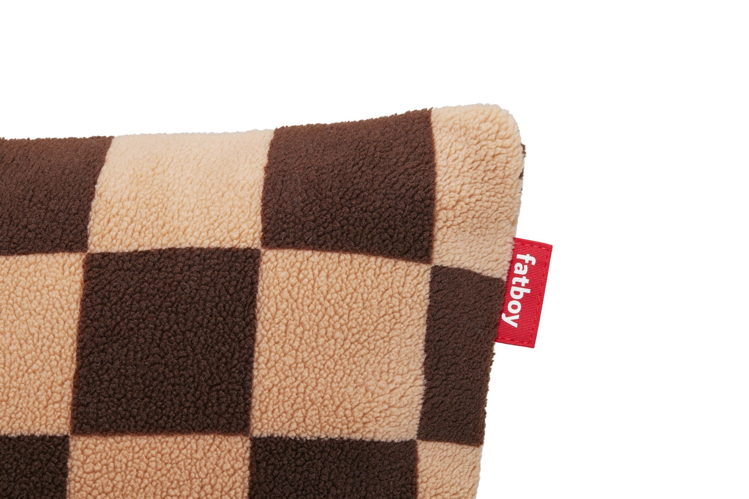 Fatboy Square Pillow Teddy Chess, Brown