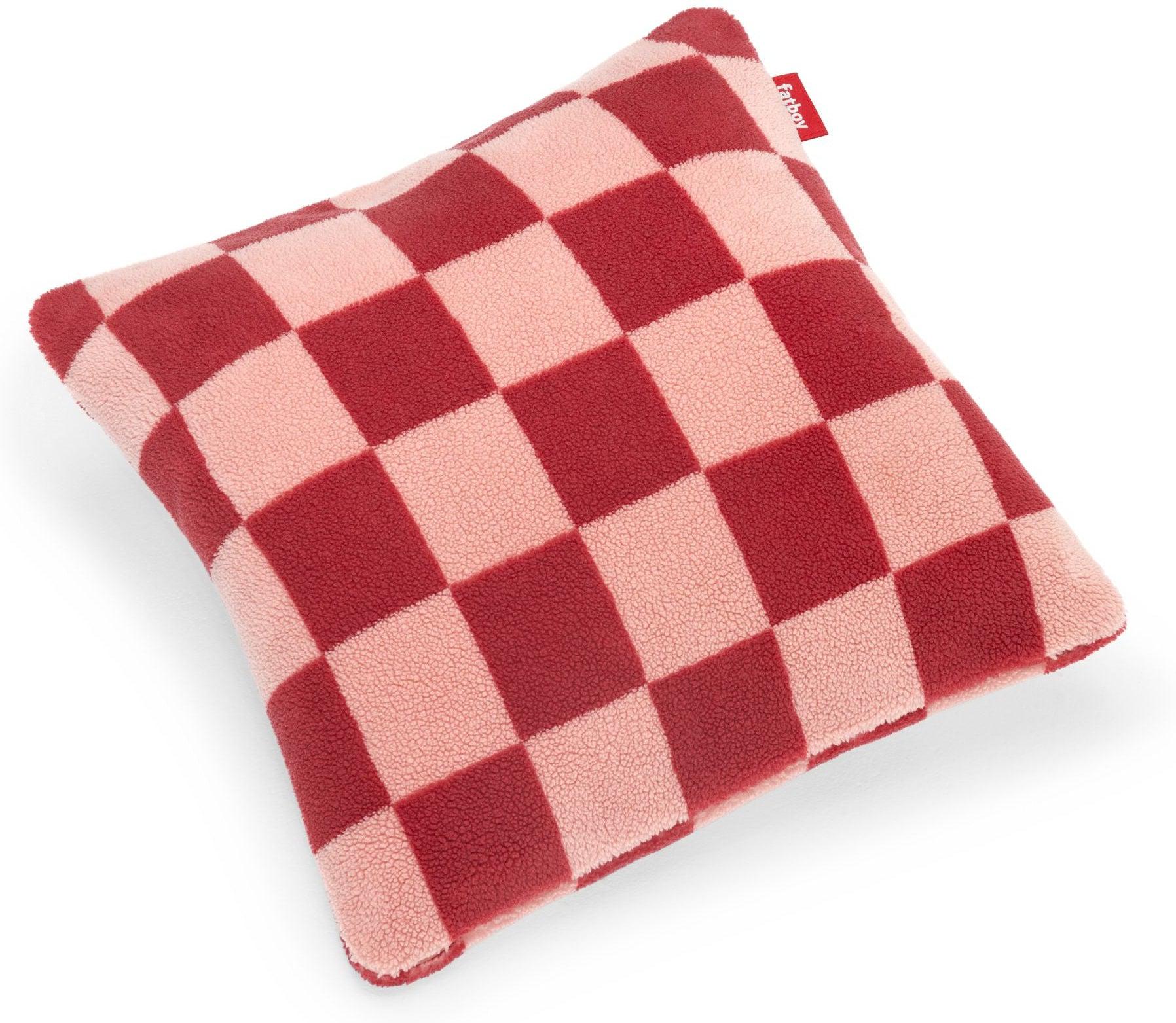 Fatboy Square Pillow Teddy Chess, Red