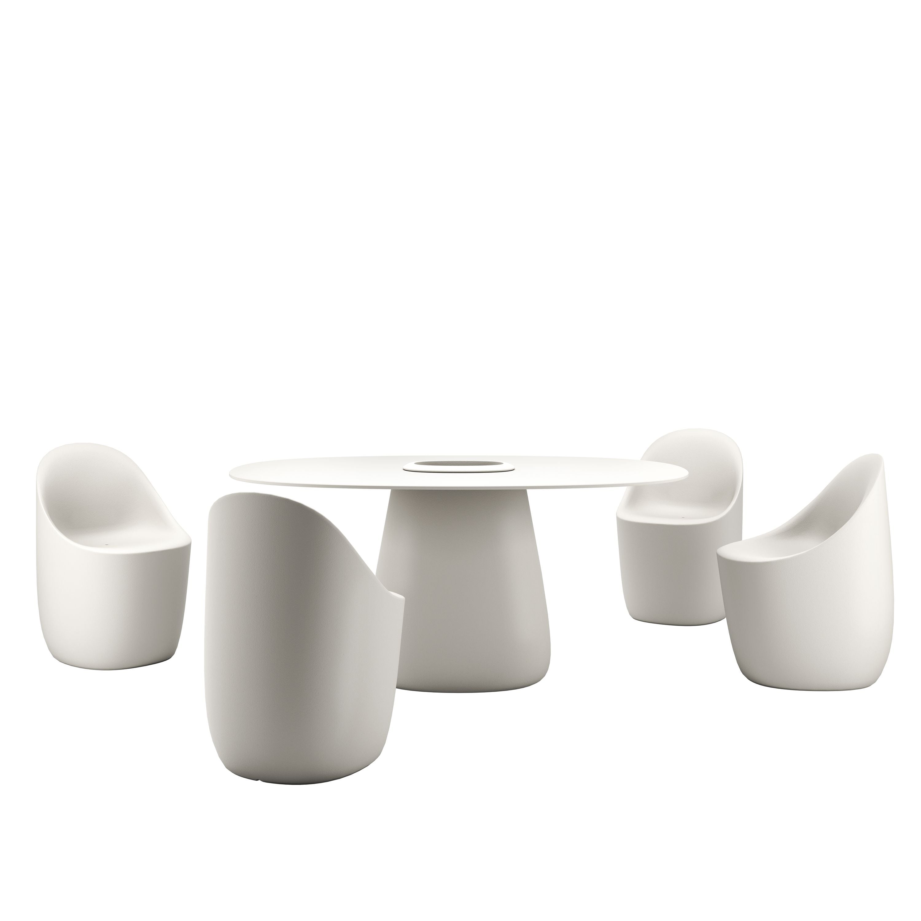 Qeeboo Cobble Chair, White Warm