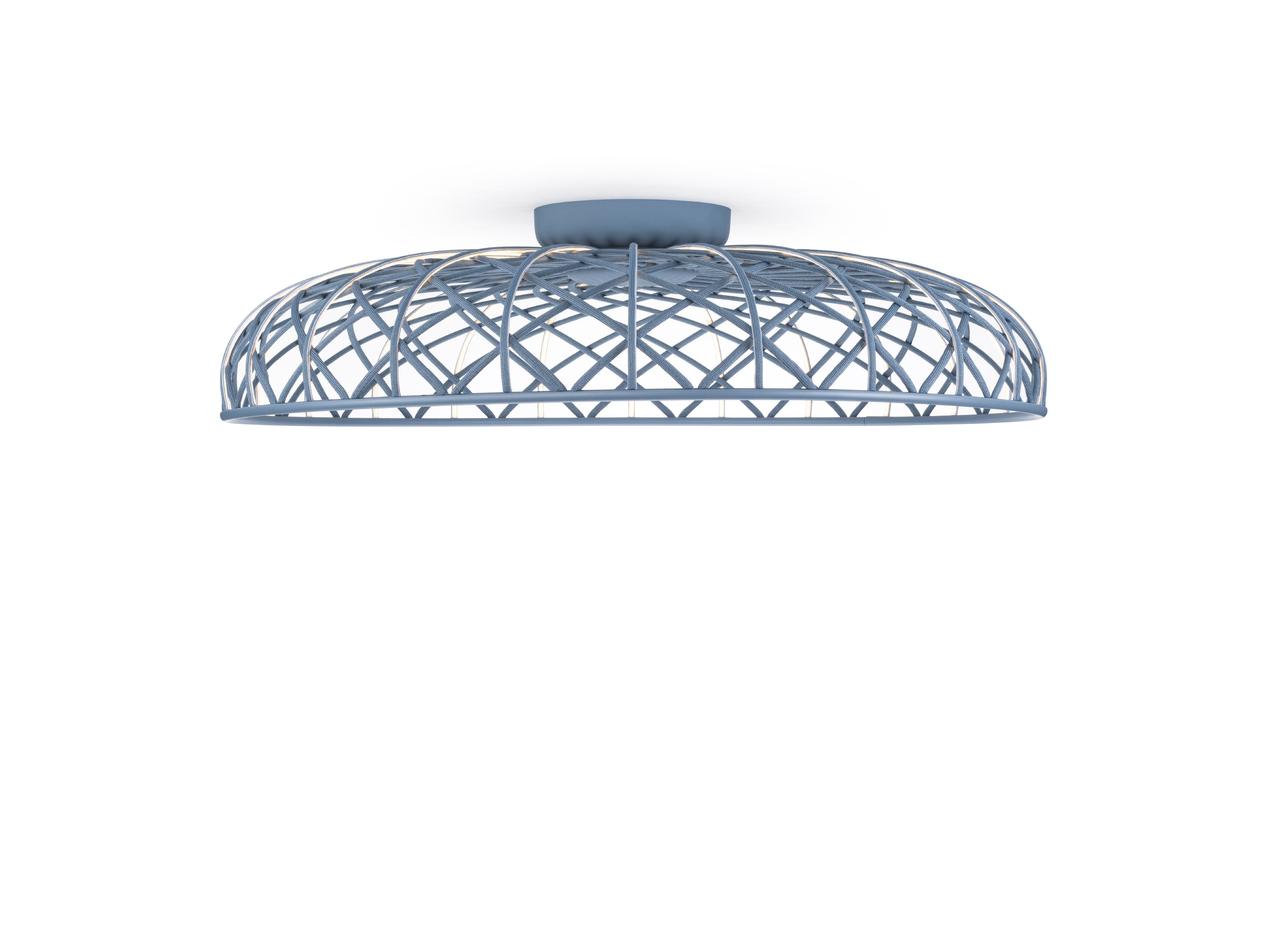 Flos Skynest Ceiling Lamp, Blue Tomaline